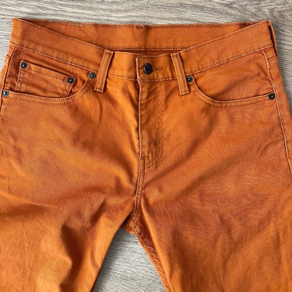 Men's Levi's 511 32x30 Rust Orange - Picture 4 of 4
